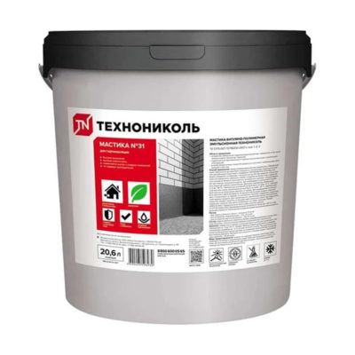 Мастика битумная ТЕХНОНИКОЛЬ Aqua Mast 18 кг