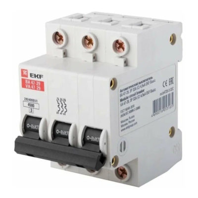 Автоматический выключатель 3Р 40А С EKF