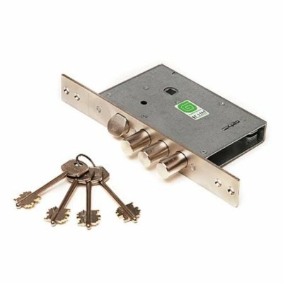 Замок врезной ГАРДИАН 30.11-4кл Без ручек сувальный