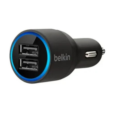 Блок питания 20W USB (автомобильный) (USB + USB-C) черный