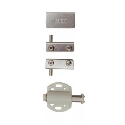 Магнит для стеклянных дверей одинарн. хром