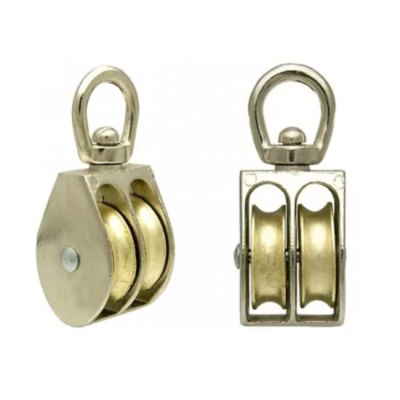 Блок двойной с металлическим шкивом