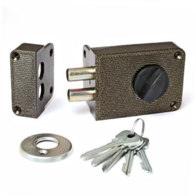 Замок накладной ЗЕНИТ 3Н1-3-1(бронза)