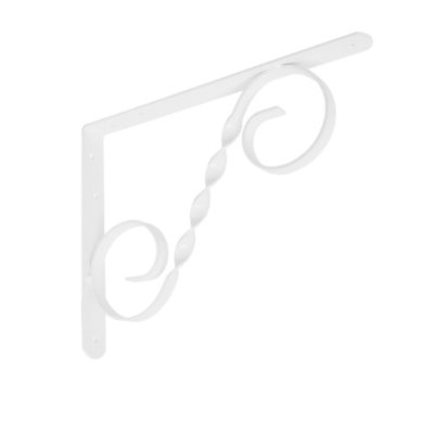 Кронштейн фигурный 350*250 белый