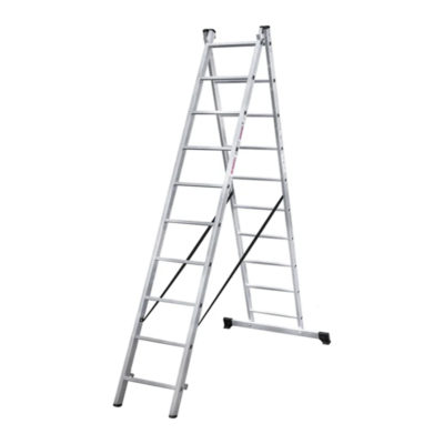 0210 Лестница-стремянка 2 секц. по 10 ступ. НОВАЯ ВЫСОТА