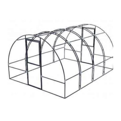 Каркас теплицы оцинк. двойная дуга 6*3