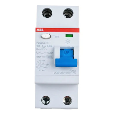 АВВ Устройство защитного отключения УЗО 2Р 16А 10мА