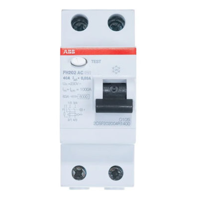 АВВ Устройство защитного отключения УЗО 2Р 40А 30мА
