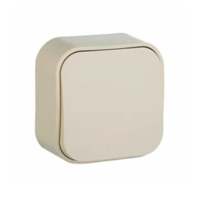 Выключатель 1ОП 10А слоновая кость Quteo