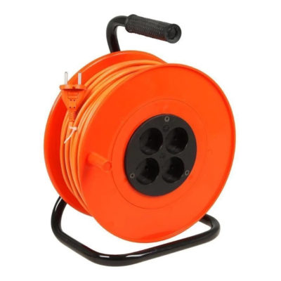 Удлинитель-катушка металлич. с/з (ПВС 3*1