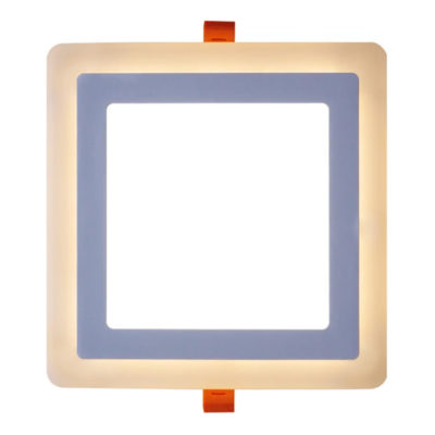 Светильник встраиваемый(квадрат) LE LED 2CLS 16W 3/6K