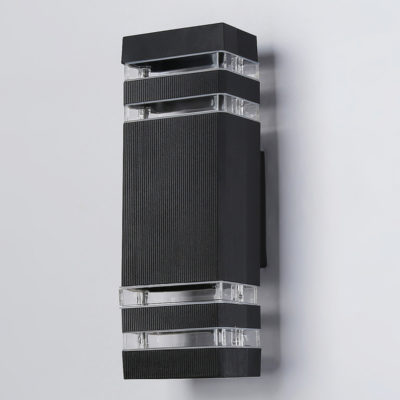 ST2574/2 BK/CL Ambrella Светильник уличный настен. черный/прозрачный 35W GU10/2