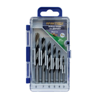 Набор сверл по дереву 5 шт. "Сделай сам" 3-8 мм