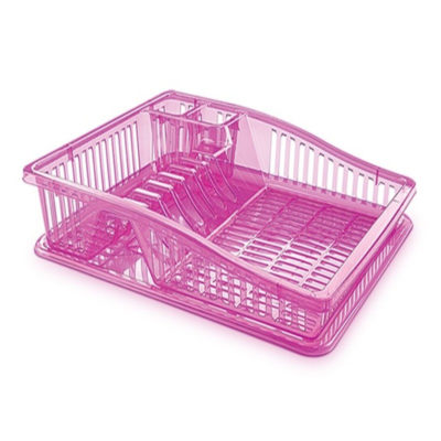 Сушилка для посуды Степ прозрачная маленькая