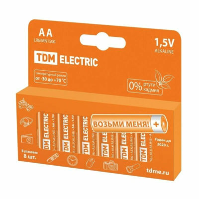 Батарейка TDM LR06 AA Alkaline