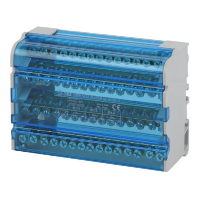 Шина на DIN-рейку в корпусе (кросс-модуль) ШНК 4*15 3L+PEN