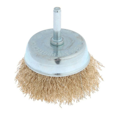 Щетка д/дрели чашка со шпилькой 75 мм