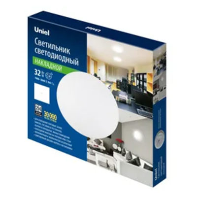 ULI-B321 12W/4000K/22 RONDA-2 Светильник светодиод. накладной бел.свет Д220 мм