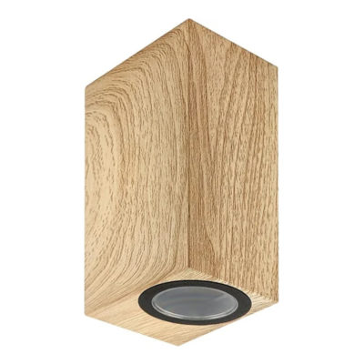 UUL-P42A-2*6W/GU10 IP65 BLACK Светильник светодиод. уличный накладной  сосна