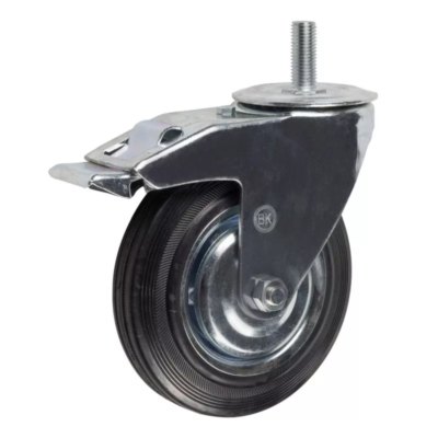 Поворотная колесная опора с торм. 160 мм