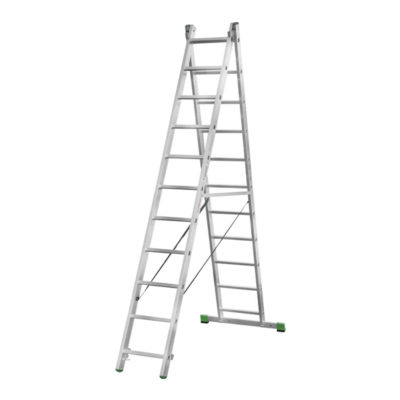 0211 Лестница-стремянка 2 секц. по 11 ступ. НОВАЯ ВЫСОТА