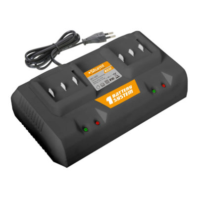 SBP1822 Зарядное устройство для 2-х батарей 18 В STURM
