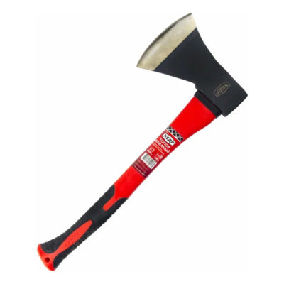 ТОПОР КОВАНЫЙ СТЕКЛОПЛАСТ.ОБРЕЗИН.РУЧКА 1000Г "КЕДР"