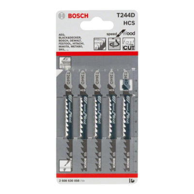 Пилки для лобзика BOSCH 244D