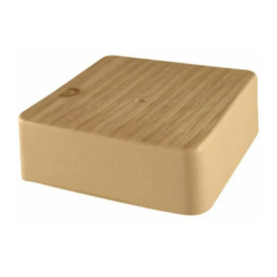 Коробка распаячная 100*100*44 ОП сосна с клем.колодкой