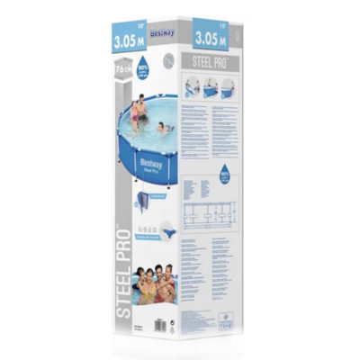 Бассейн каркасный круглый STEEL PRO 305*76 см