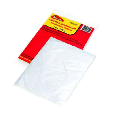 Пленка 12 мкм защитная полиэт.  4*5м