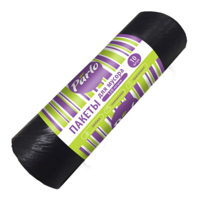 Пакеты для мусора  120л 10шт 23мкм Марья Искусница прочн 0048 NEW