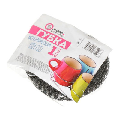 Губка для посуды металл Марья Искусница