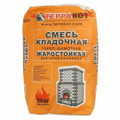 Смесь кладочная "Терракот" глино-шамотная
