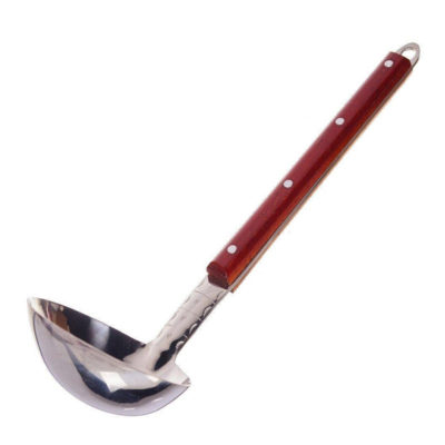 Половник нерж. сталь дер. ручка 150 мм.