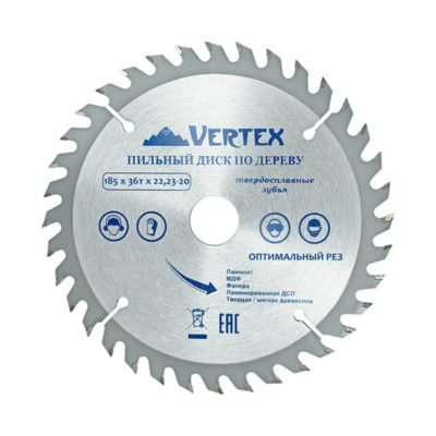 Диск пильный по дереву 185*22