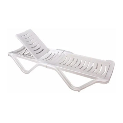 ШЕЗЛОНГ ПЛАСТ. 192*62*32 СМ АЛЬТЕРНАТИВА в ассортименте