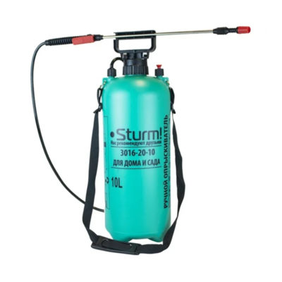 3016-20-10 Опрыскиватель 10 л с ручным насосом и шлангом STURM