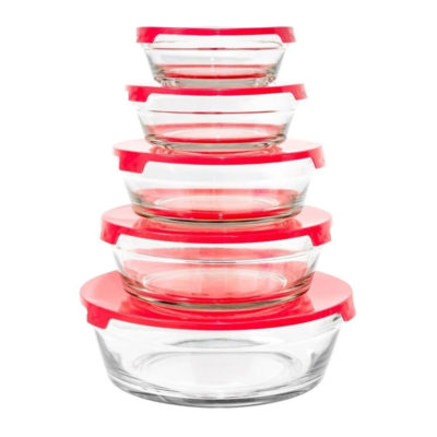 Набор салатников 5 шт. RED CHERRY