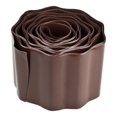 Лента бордюрная для газонов 15*900 см волна