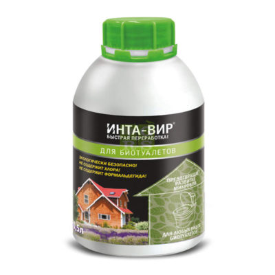Биосостав для биотуалетов Инта-вир 500 мл