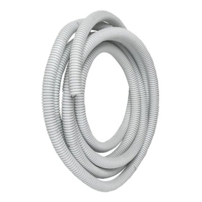 Труба гофриров. ПВХ Д25мм с протяжкой БЕЛАЯ (50 м) цена за упак.!!!