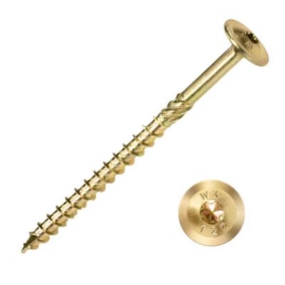 Шуруп конструкционный для дерева с прессшайбой 10