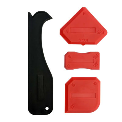 Набор шпатлей для затирки швов VERTEXTOOLS (4 предмета)