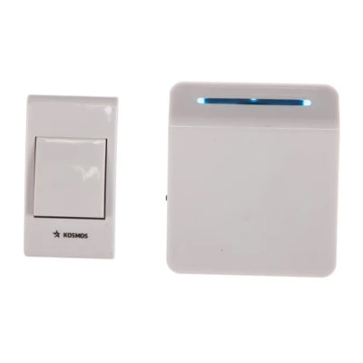 Звонок дверной беспроводной 32 мелодии 2*АА 150 м КОСМОС