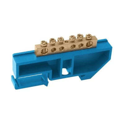 Шина нулевая N 8x12 8 отверстий цинк