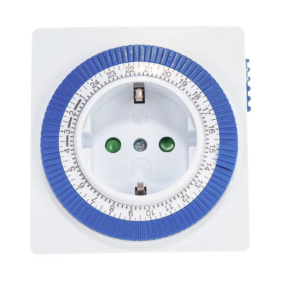 Таймер розеточный механический (интервал 15 мин/24ч) Smartbuy