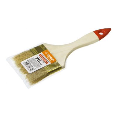 Кисть плоская 75мм / ЗУБР