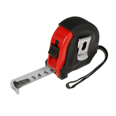 Рулетка 10м M-STROM (черно-красн) 18мм