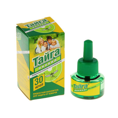 Средство от комаров ТАЙГА запасной флакон 30 Ночей